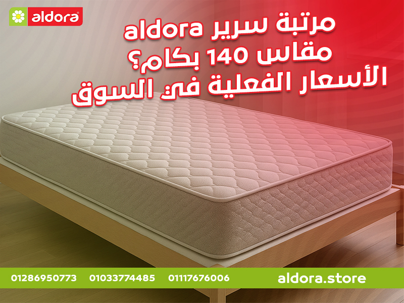 مرتبة سرير aldora مقاس 140 بكام؟ الأسعار الفعلية في السوق