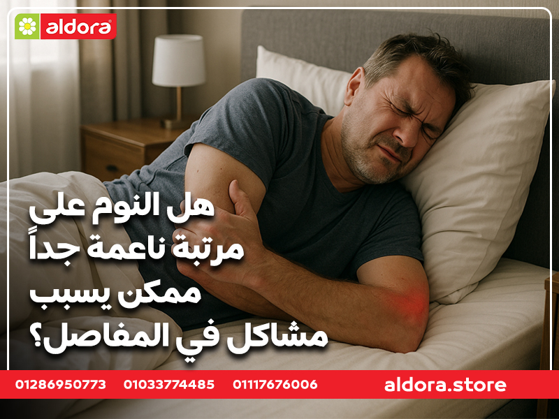 هل النوم على مرتبة ناعمة جداً ممكن يسبب مشاكل في المفاصل؟